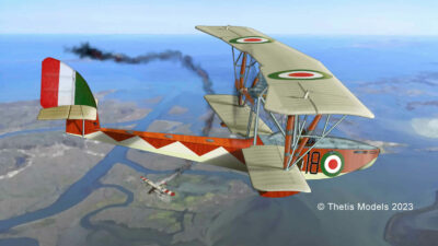 THETIS MODELS Boxart del kit del MACCHI M5 in scala 1:144